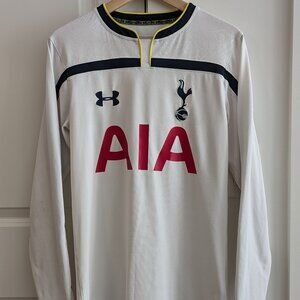 Under Armour Tottenham Hotspur 2014/2015 Home Long Sleeve Soccer Jersey - Small